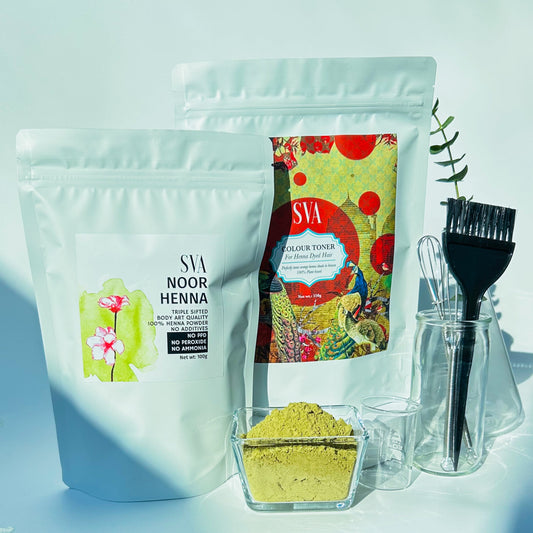 Improve hair texture and shine in 4 weeks with 100% chemical free plant-based henna and colour toner Singapore