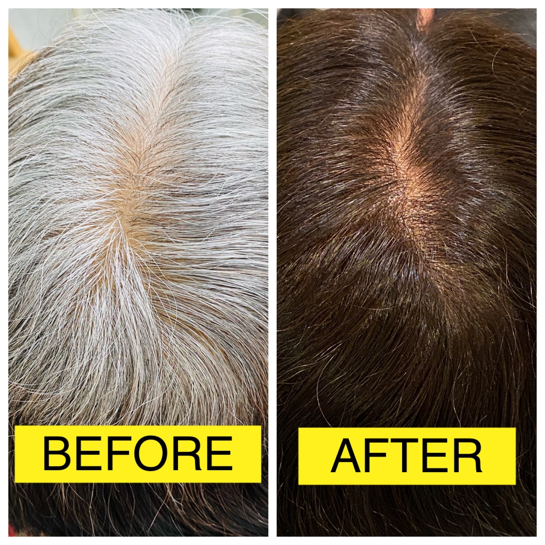 SVA 2-step dark brown shade with plant based hair dye chemical free option to cover greys Singapore