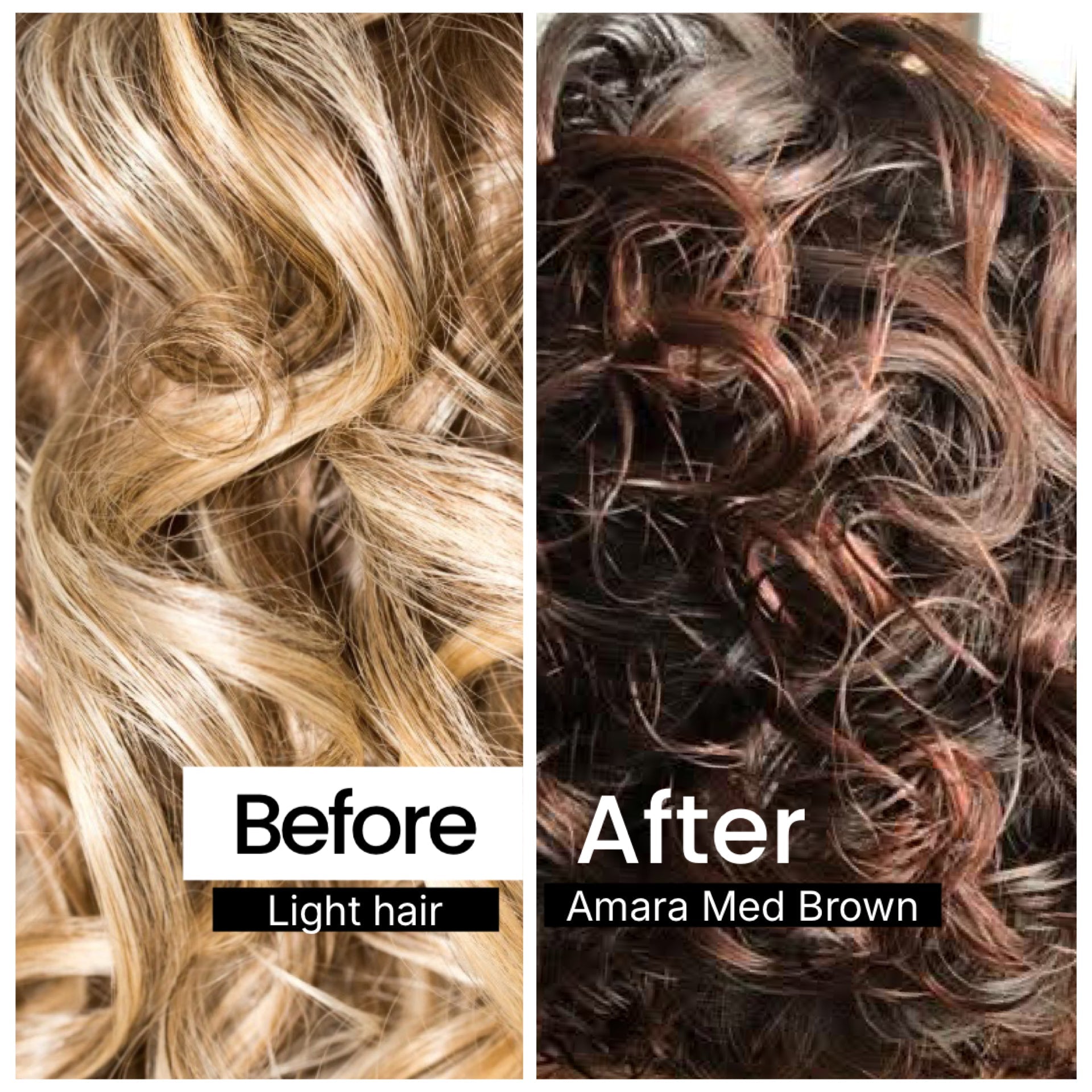 Grey coverage with SVA Amara medium brown shade 100% plant-based hair dye Singapore