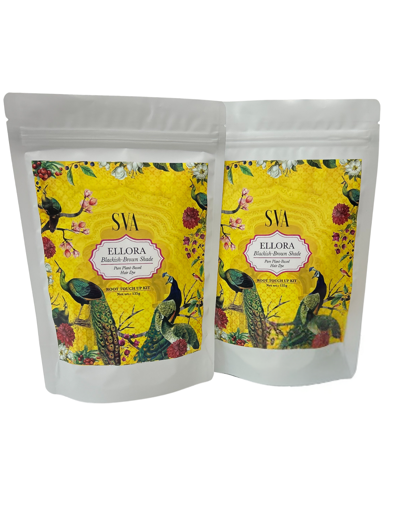 SVA Ellora blackish-brown plant-based hair dye kit chemical free option Singapore