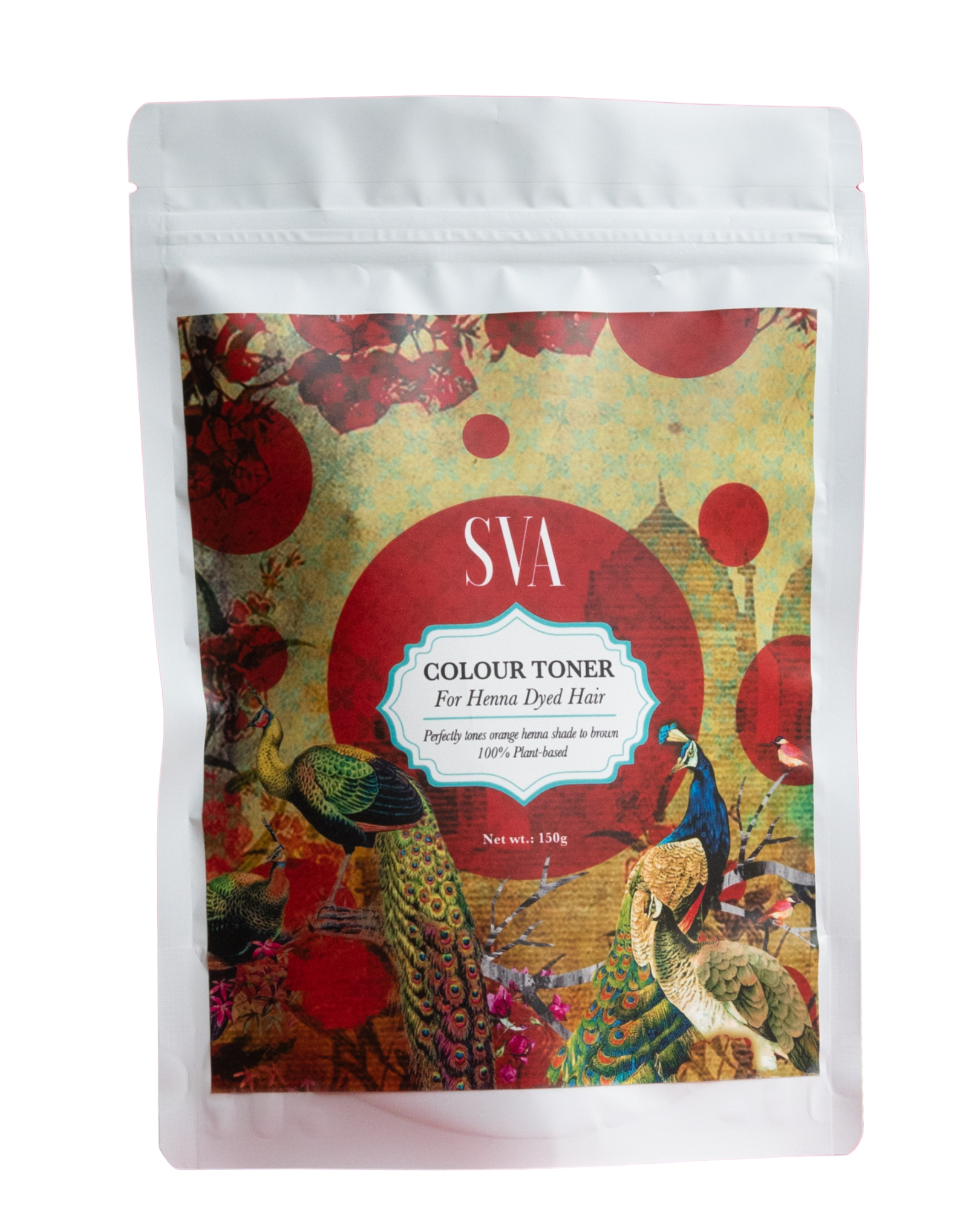 SVA plant-based henna colour toner packaging chemical-free Singapore